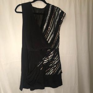 Marc by Marc Jacobs evening dress with silver/gold